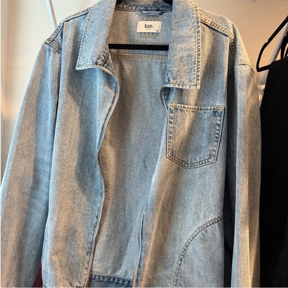 Authentic KITH RARE FIND - NWT Kith Light Blue Denim Jacket XXL
